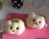 バターロールで簡単♡ネコサンド♡作り方8写真
