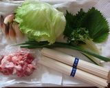 豚しゃぶそうめん作り方1写真