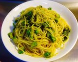 簡単！アボガドとバジルのバター醤油パスタ作り方3写真
