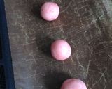 簡単可愛い！ いちごスノーボールクッキー作り方5写真