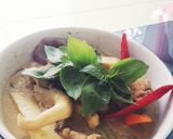 本格タイ料理グリーンカレーでそうめんを作り方7写真