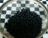 酢大豆【黒酢と黒豆】作り方1写真