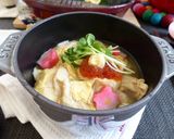 ストウブでゆばと卵のあんかけ丼作り方6写真