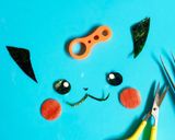 冷やしピカチュウ華Ϟໂ‧͡‧̫ໃキャラ麺作り方1写真