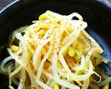 昆布だしで♪簡単おいしい♪豆もやしナムル作り方4写真