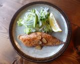 鮭のガーリックバター焼き♪作り方3写真