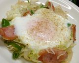 朝食に☆一品でバランス目玉焼き作り方5写真