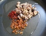そうめんでプッタネスカ♪作り方2写真