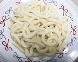 夏うどん♡角煮と夏野菜サラダの冷製うどん作り方8写真