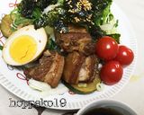 夏うどん♡角煮と夏野菜サラダの冷製うどん作り方10写真