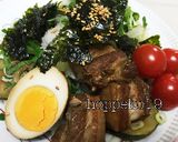 夏うどん♡角煮と夏野菜サラダの冷製うどん作り方11写真