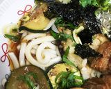 夏うどん♡角煮と夏野菜サラダの冷製うどん作り方12写真