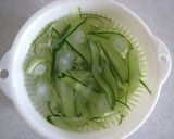 シャキシャキ胡瓜の豚しゃぶサラダ作り方1写真