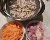 鶏ごぼうご飯（混ぜご飯）作り方1写真