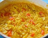 リゾーニ（パスタ）のパエリア作り方5写真