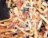 すいかの白いところと切り干し大根の炒め物作り方3写真