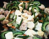*具だくさん鶏肉ゴーヤチャンプルー*作り方10写真