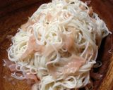 隠し味ガリでさっぱり料亭のアジ！そうめん作り方9写真