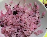 色鮮やかなおにぎり♡梅酢と赤シソで作り方4写真