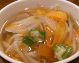 梅酢入り野菜スープ♪作り方10写真