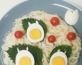 簡単キャラごはん☆トトロのデコそうめん☆作り方3写真