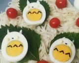 簡単キャラごはん☆トトロのデコそうめん☆作り方4写真