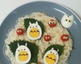 簡単キャラごはん☆トトロのデコそうめん☆作り方5写真