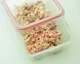 かいわれ大根と鶏の梅肉マヨネーズあえ作り方4写真