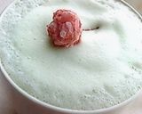 春色✿桜 抹茶ラテ作り方4写真