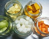 離乳食中期後期 手づかみ用野菜 炊飯炊き作り方2写真
