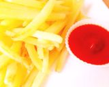 *焼き揚げる*皮付きフライドポテト作り方8写真