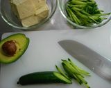 アボガドと豆腐のふわとろ丼作り方1写真