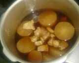 圧力鍋で大根の醤油煮込み作り方3写真