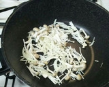 鮭ときのこの和風クリームパスタ作り方3写真