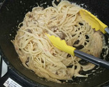 鮭ときのこの和風クリームパスタ作り方6写真
