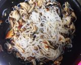塩鯖としめじの和風しらたきパスタ作り方2写真