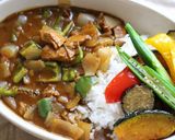 時短！　レンジで夏野菜ツナカレー♪作り方7写真