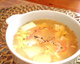 中華街の味♡ふわとろカニ玉スープ作り方5写真