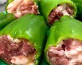 丸ごと★ピーマンの肉詰め作り方3写真