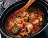 《ストウブ》簡単チキントマト煮込み作り方5写真