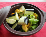 レンジで簡単！夏野菜のとろーりそぼろ煮作り方3写真