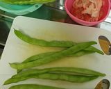 簡単♪モロッコいんげんと豚細の炒め煮♪作り方1写真