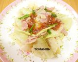 簡単時短野菜炒め✿とまモンバジルソース作り方9写真