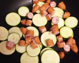 焼くだけ簡単ズッキーニのガーリック添え作り方3写真