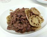 牛肉と蓮根の甘辛炒め★作り方4写真