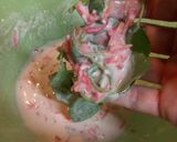 モロヘイヤと小エビのサクサク天麩羅作り方3写真