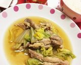 短時間で鳥首肉と白菜の煮物作り方6写真