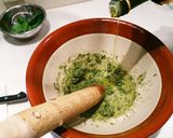 牛肉のジェノベーゼソース和え作り方4写真