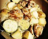 とり肉と野菜の白ワイン煮作り方5写真