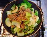 肉みそマーボー豆腐風作り方6写真